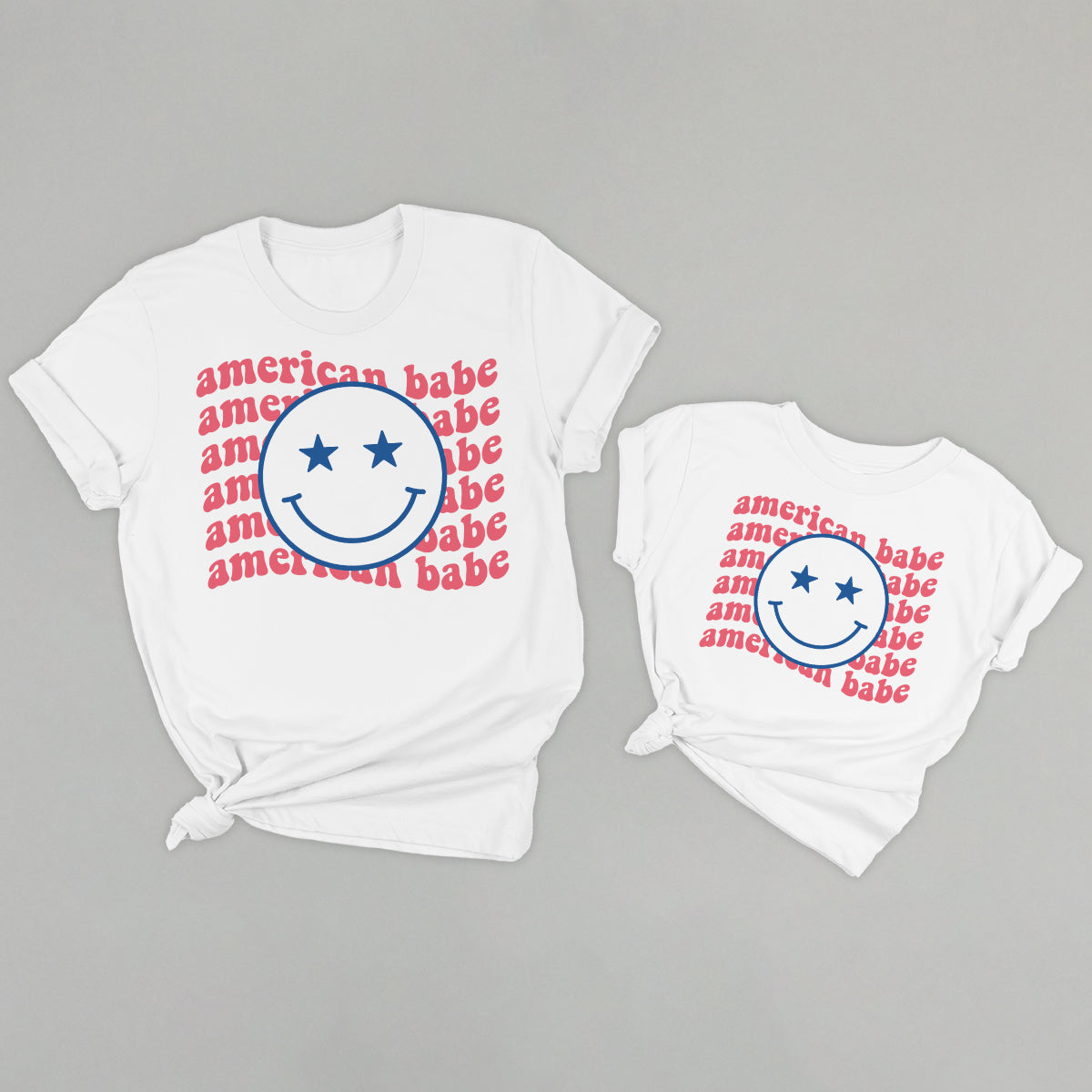 American Babe Smiley and Mini Repeated