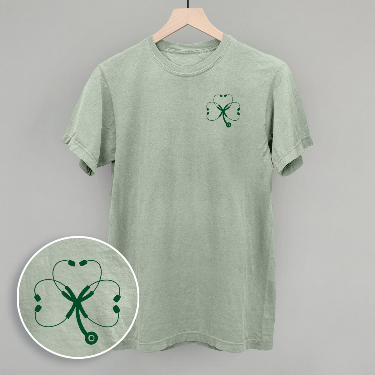 Stethoscope Clover (Left Chest)