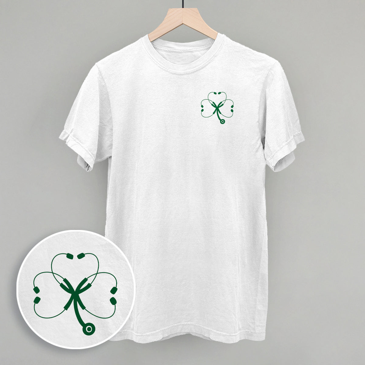 Stethoscope Clover (Left Chest)