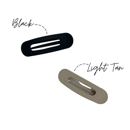 Black Flat Matte Claw Clip