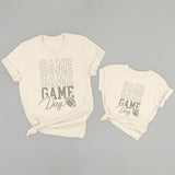Game Game Game Day Football Grey