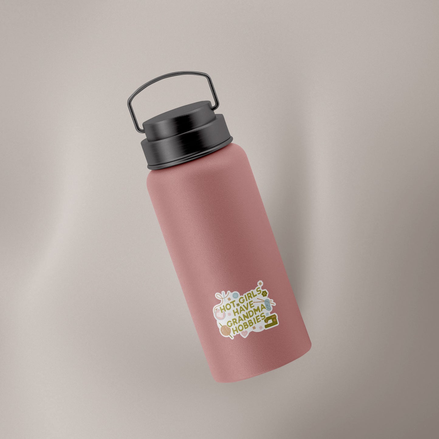 Hot Girls Have Grandma Hobbies (Decal)