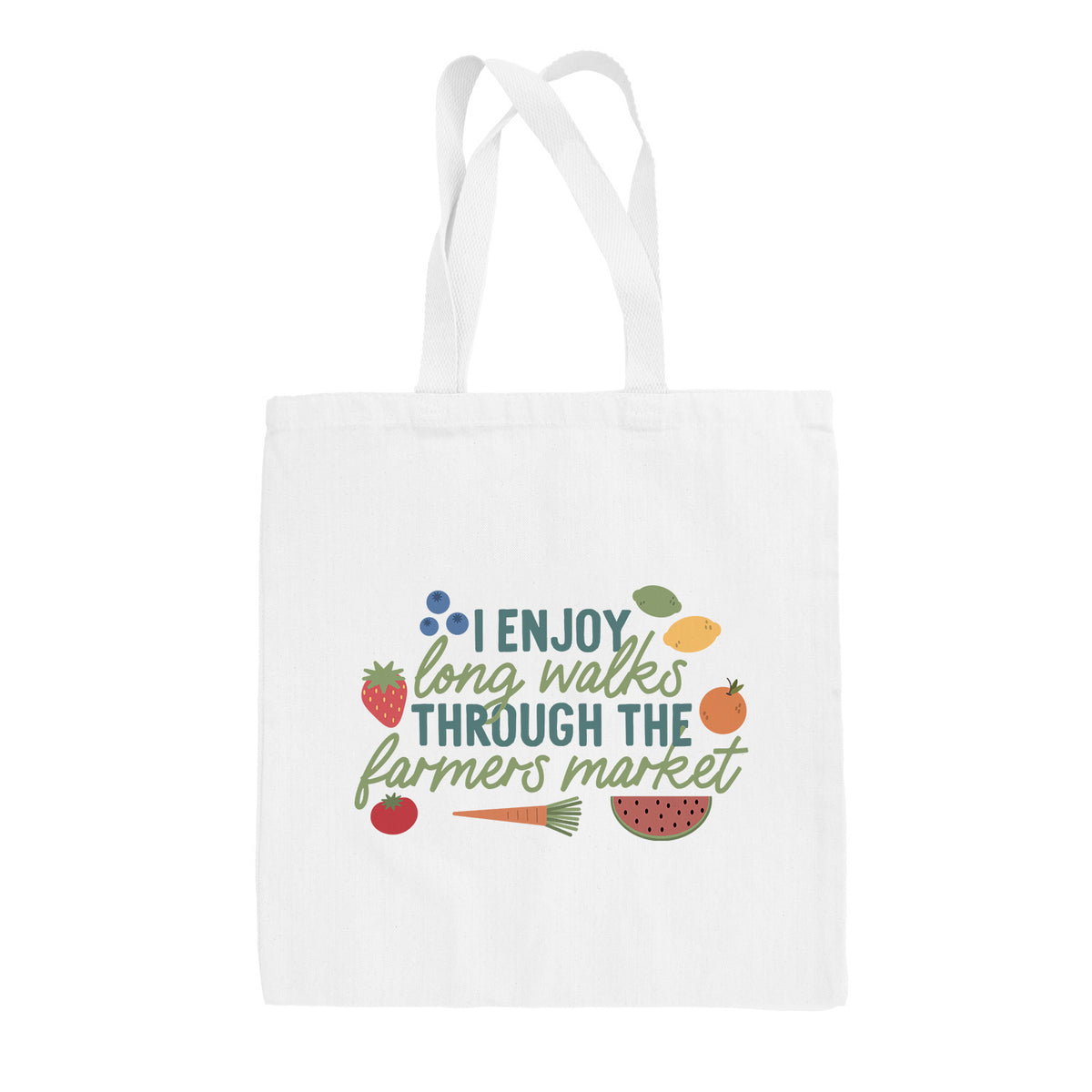 Long Walks Through The Farmers Market Tote Bag