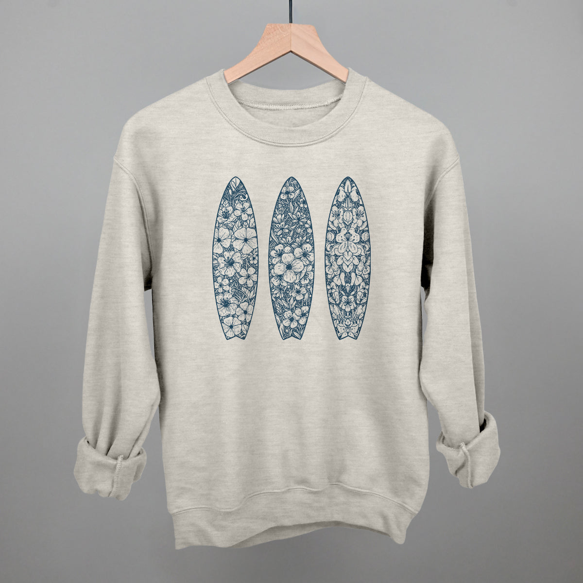 Blue Floral Surfboards