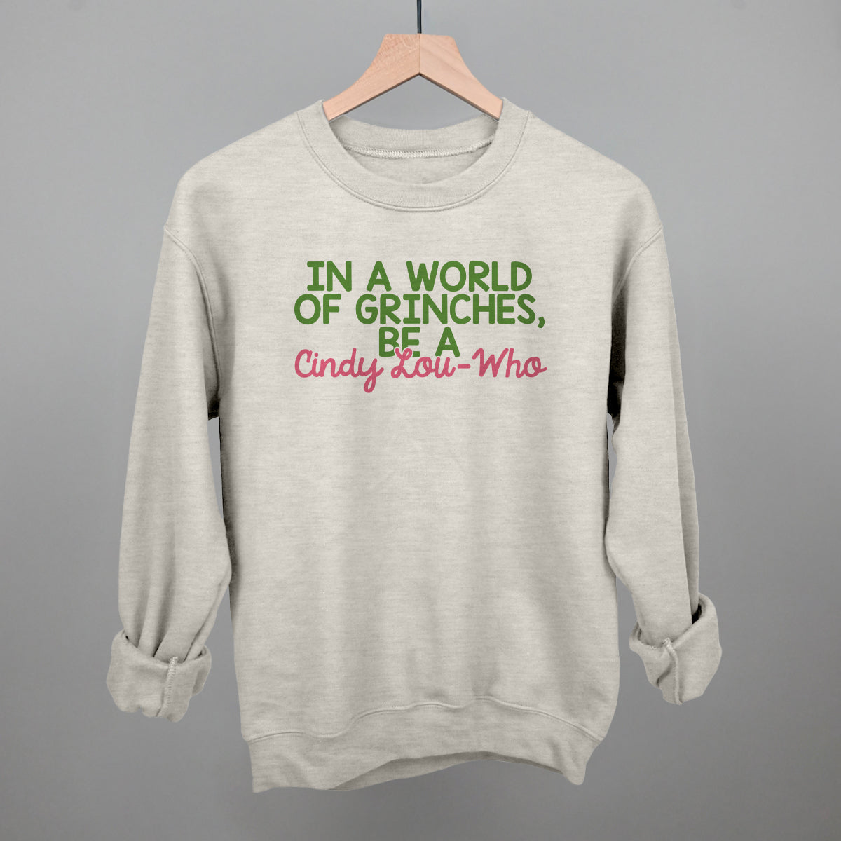 In A World Of Grinches, Be A Cindy-Lou Who