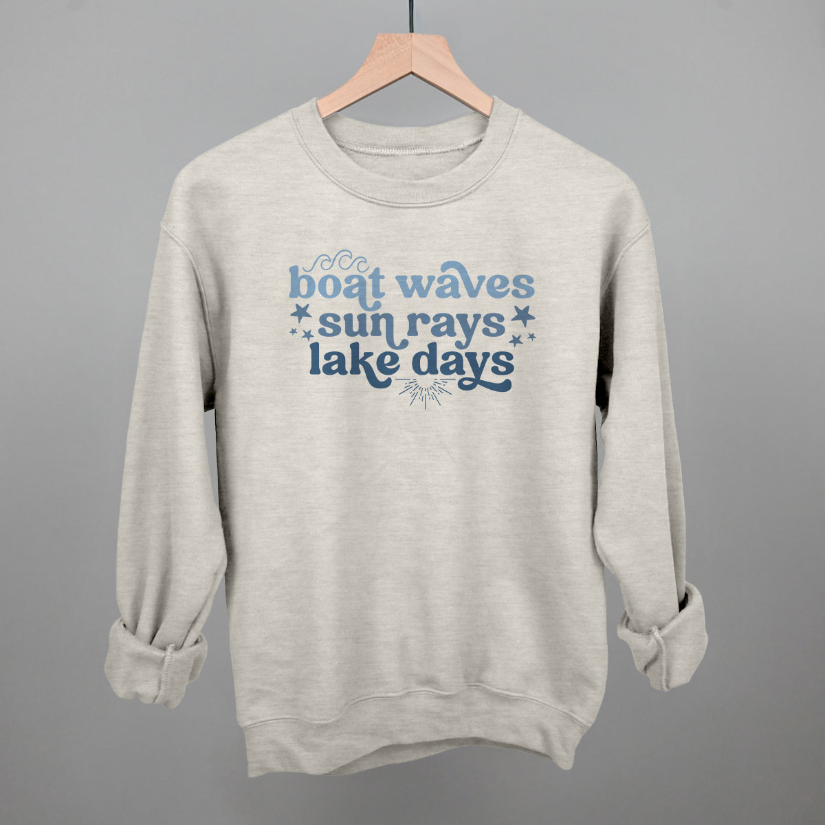 Boat Waves, Sun Rays, Lake Days