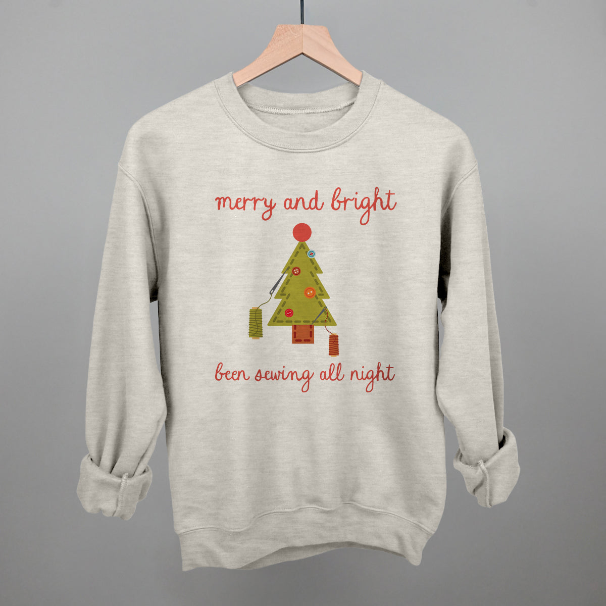 Merry and Bright Been Sewing All Night