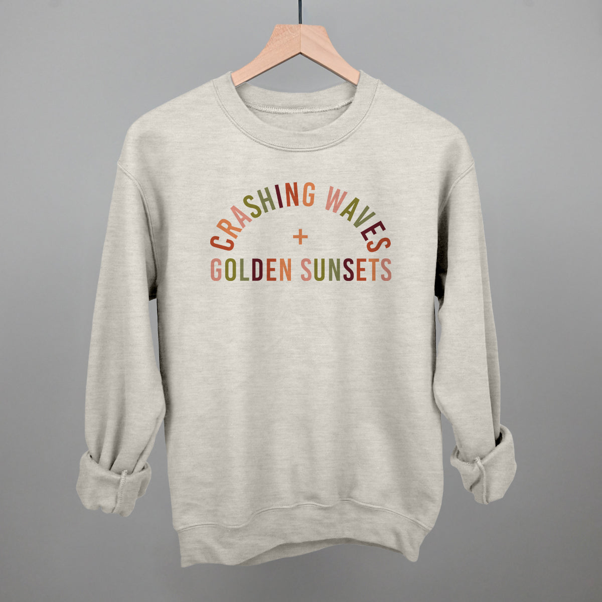 Crashing Waves And Golden Sunsets