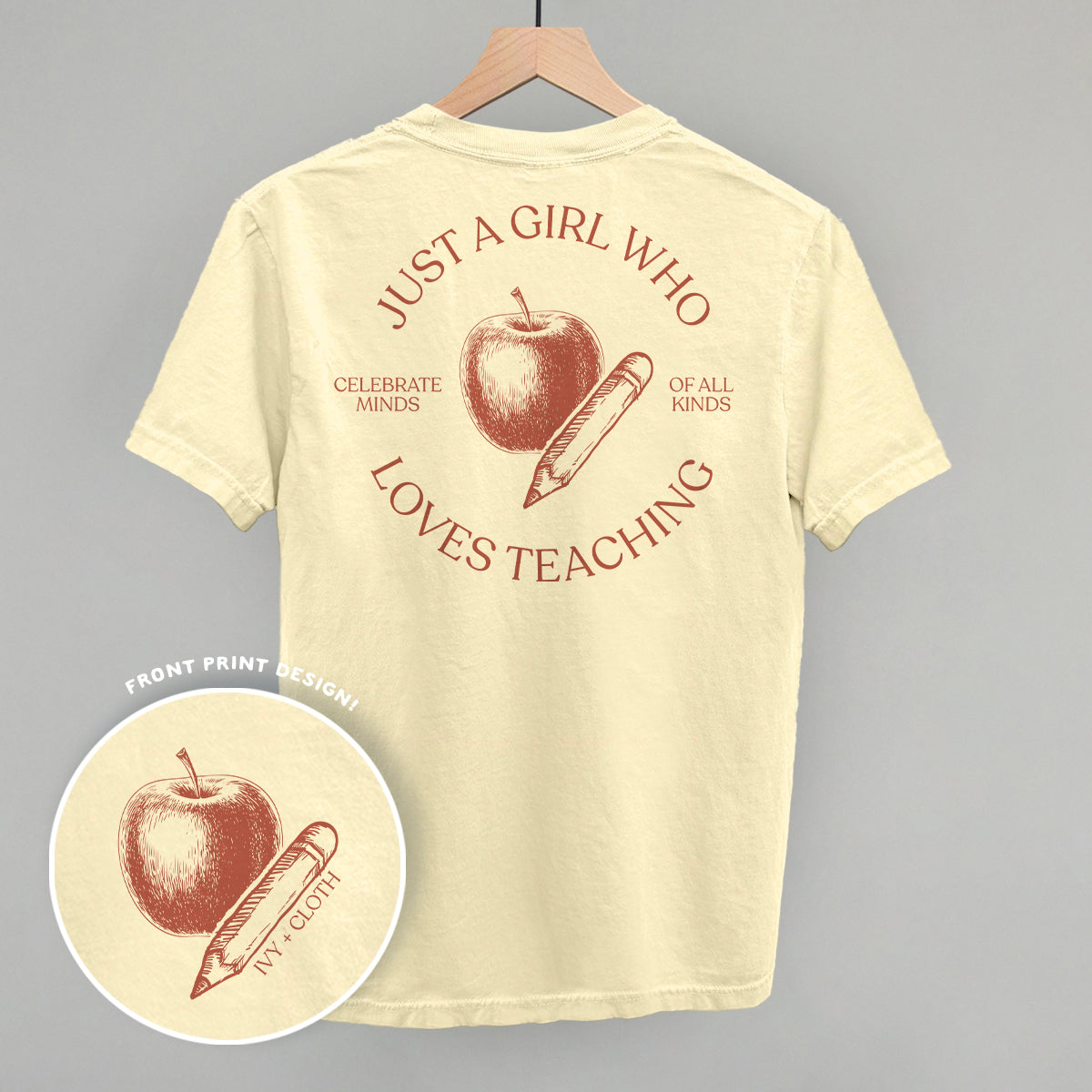 Just A Girl Who Loves Teaching (Back Print)
