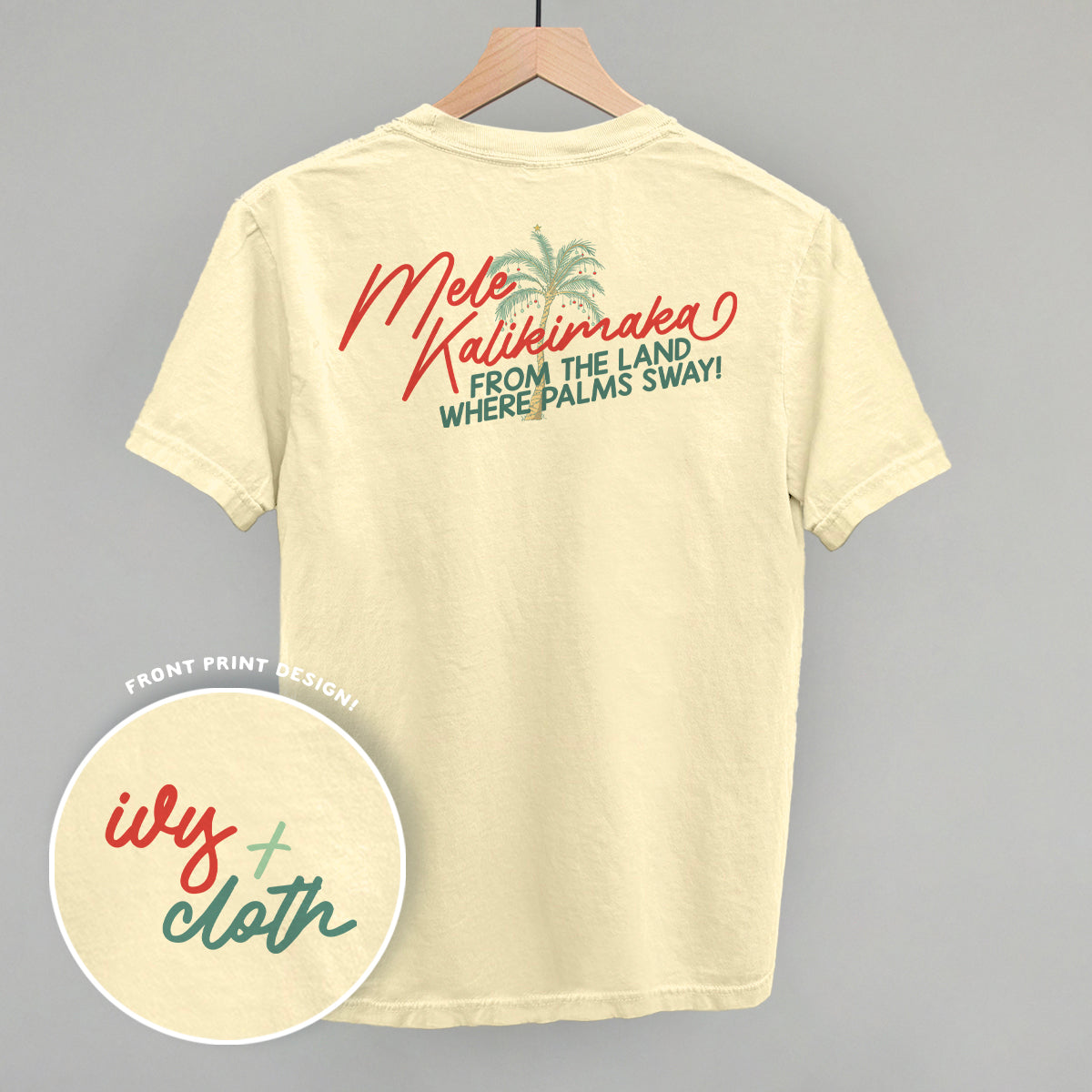 Mele Kalikimaka (Back Print)