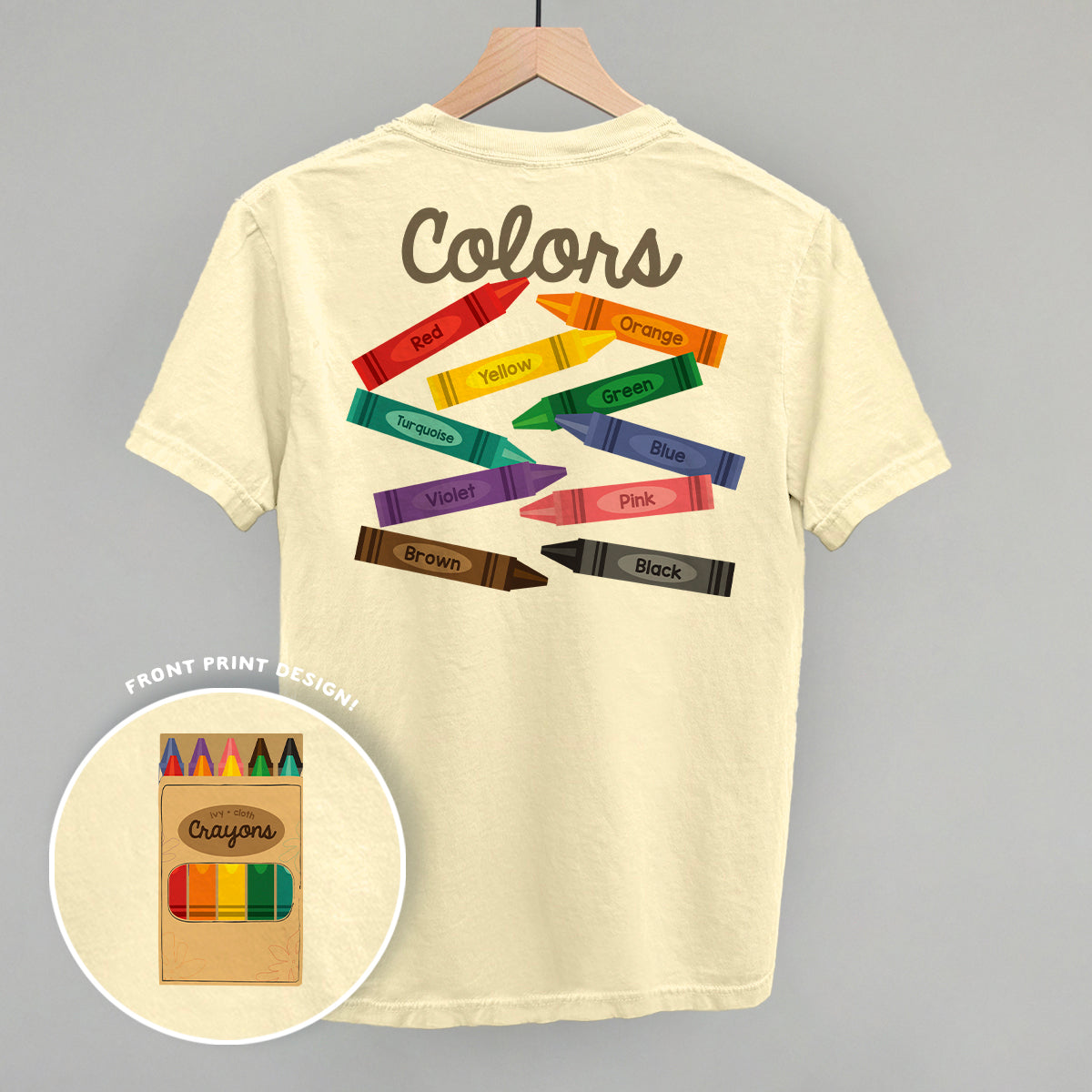 Crayon Colors (Back Print)