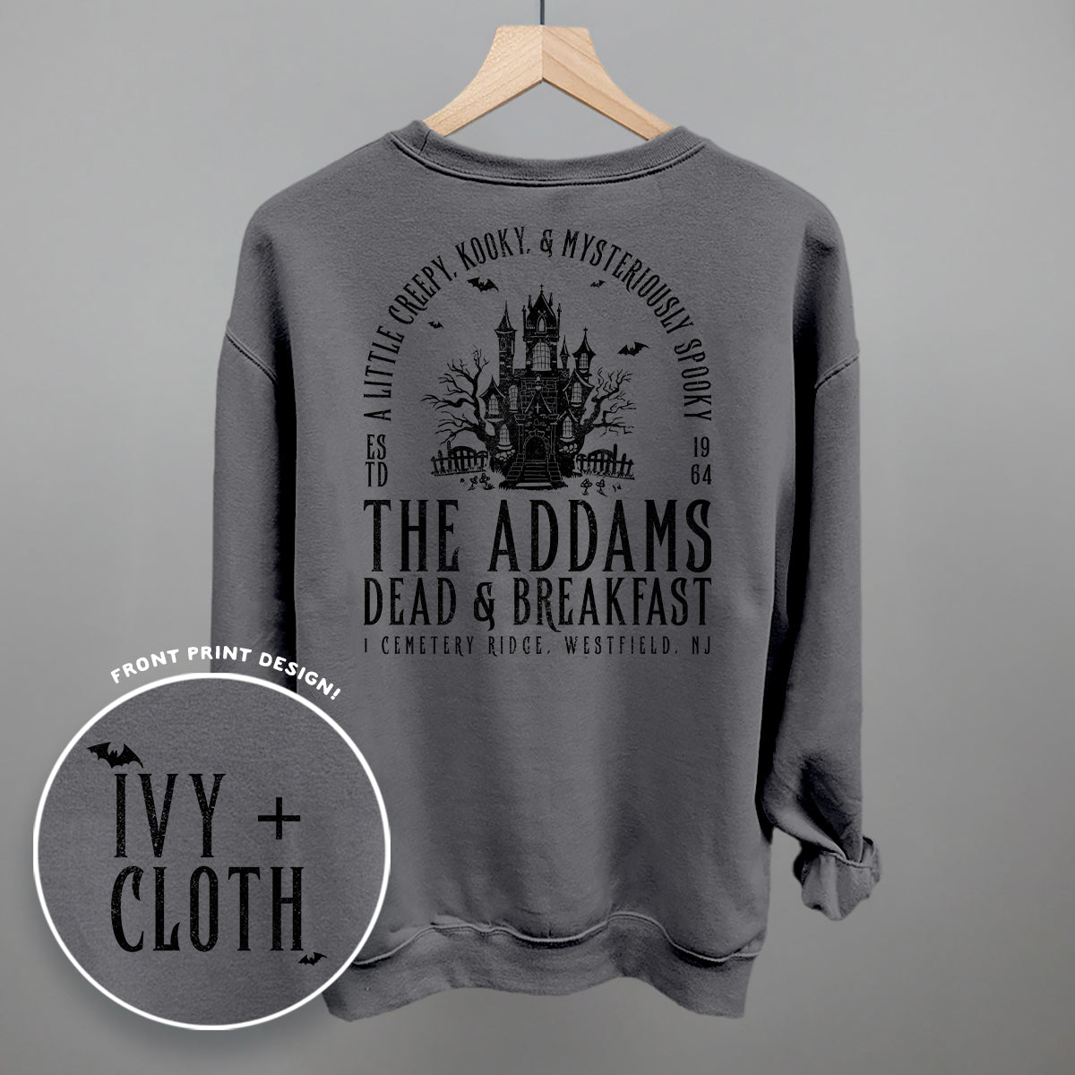 The Addams Dead & Breakfast (Back Print)