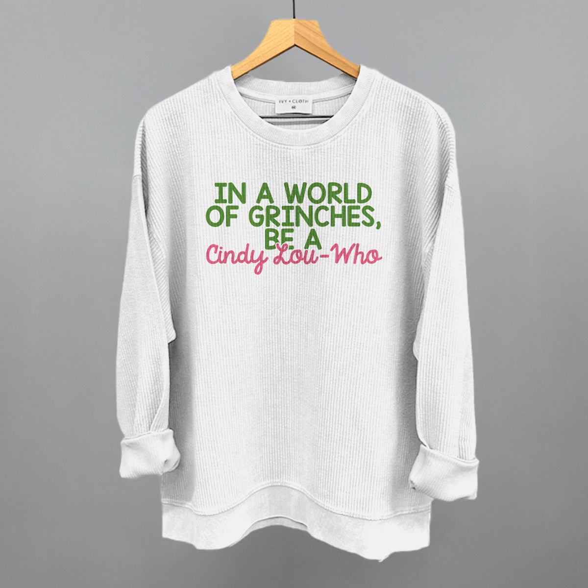 In A World Of Grinches, Be A Cindy-Lou Who