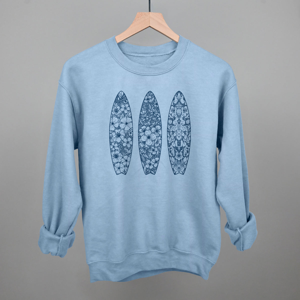 Blue Floral Surfboards