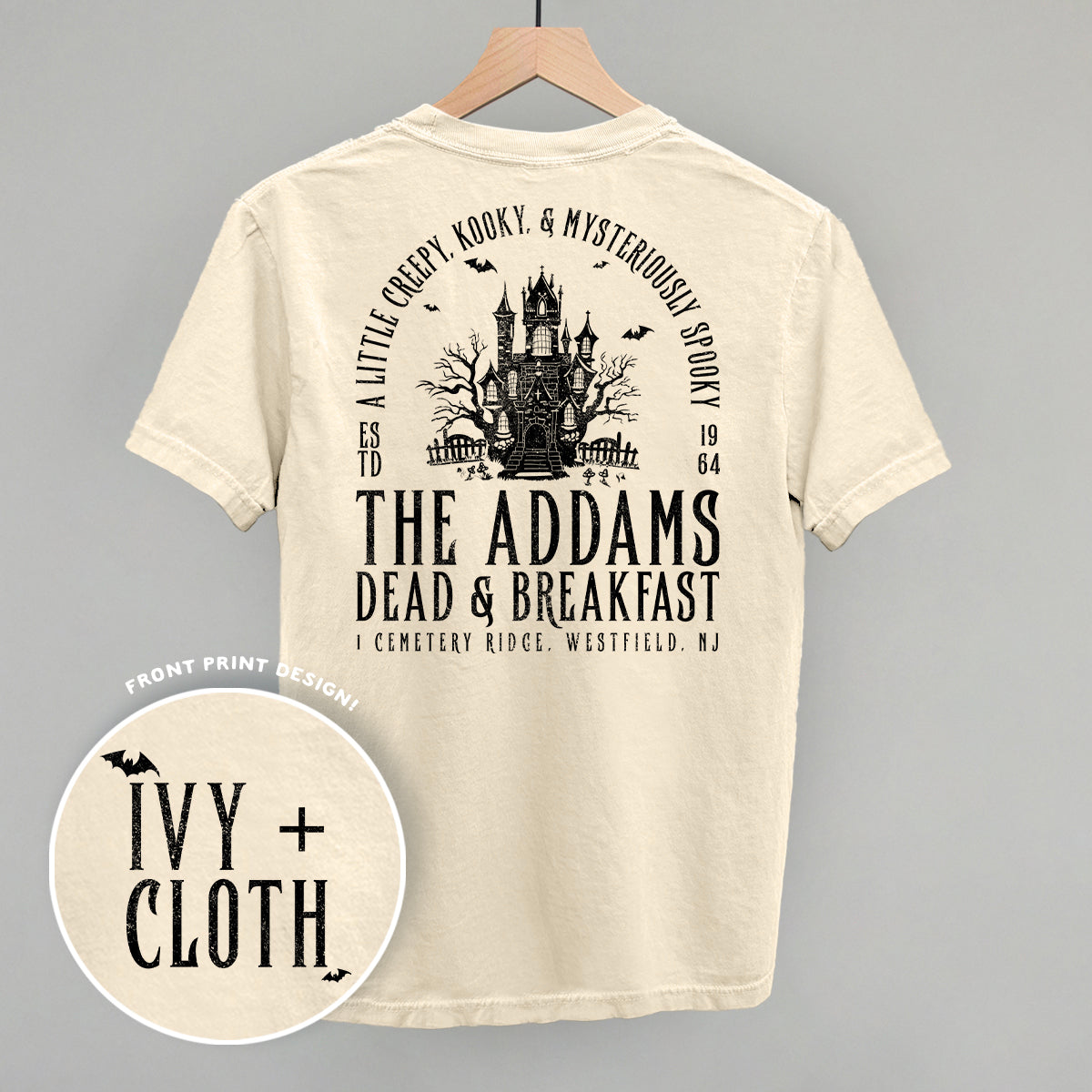 The Addams Dead & Breakfast (Back Print)