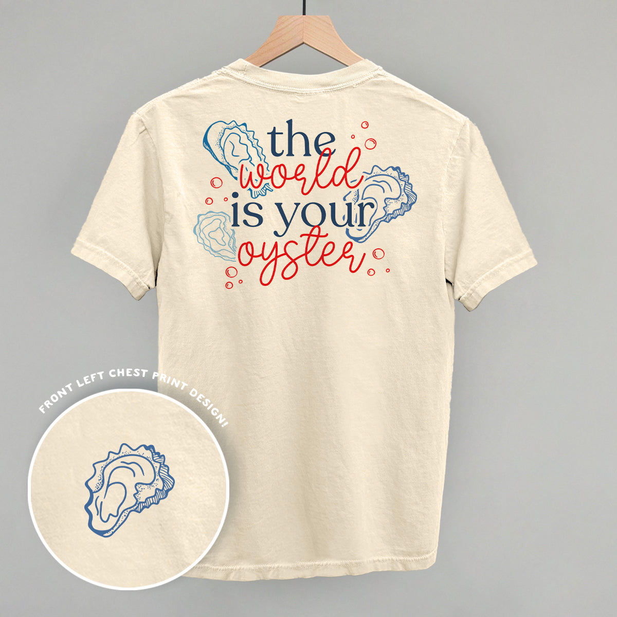 The World Is Your Oyster Doodles (Back Print) – Ivy + Cloth