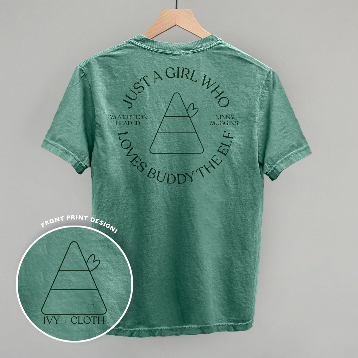 Just A Girl Who Loves Buddy The Elf (Back Print)