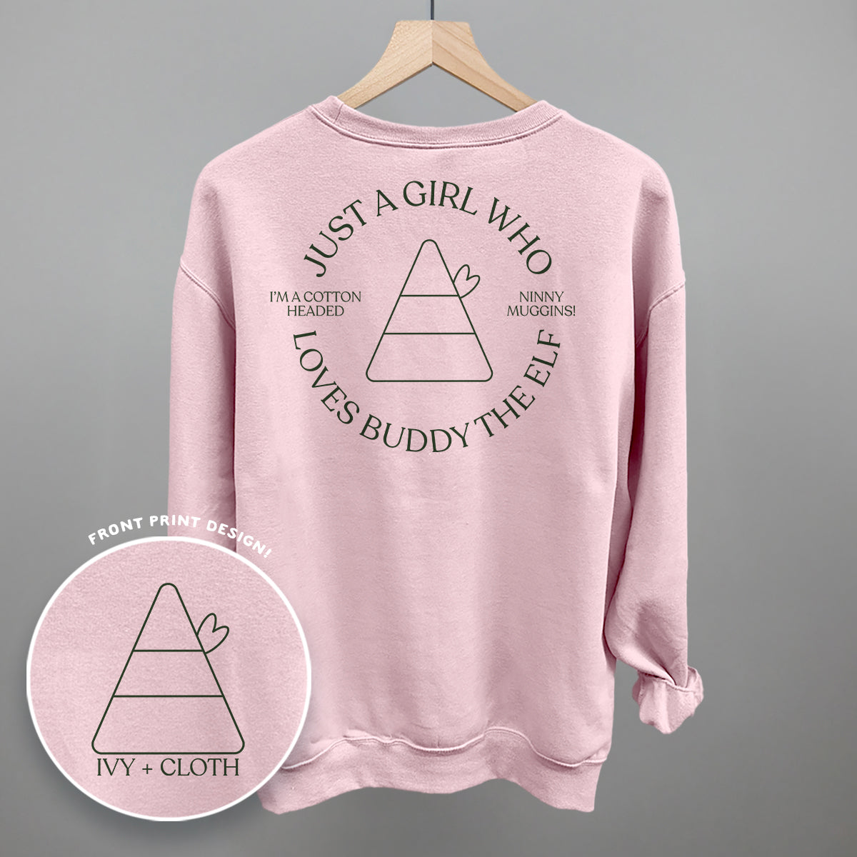 Just A Girl Who Loves Buddy The Elf (Back Print)
