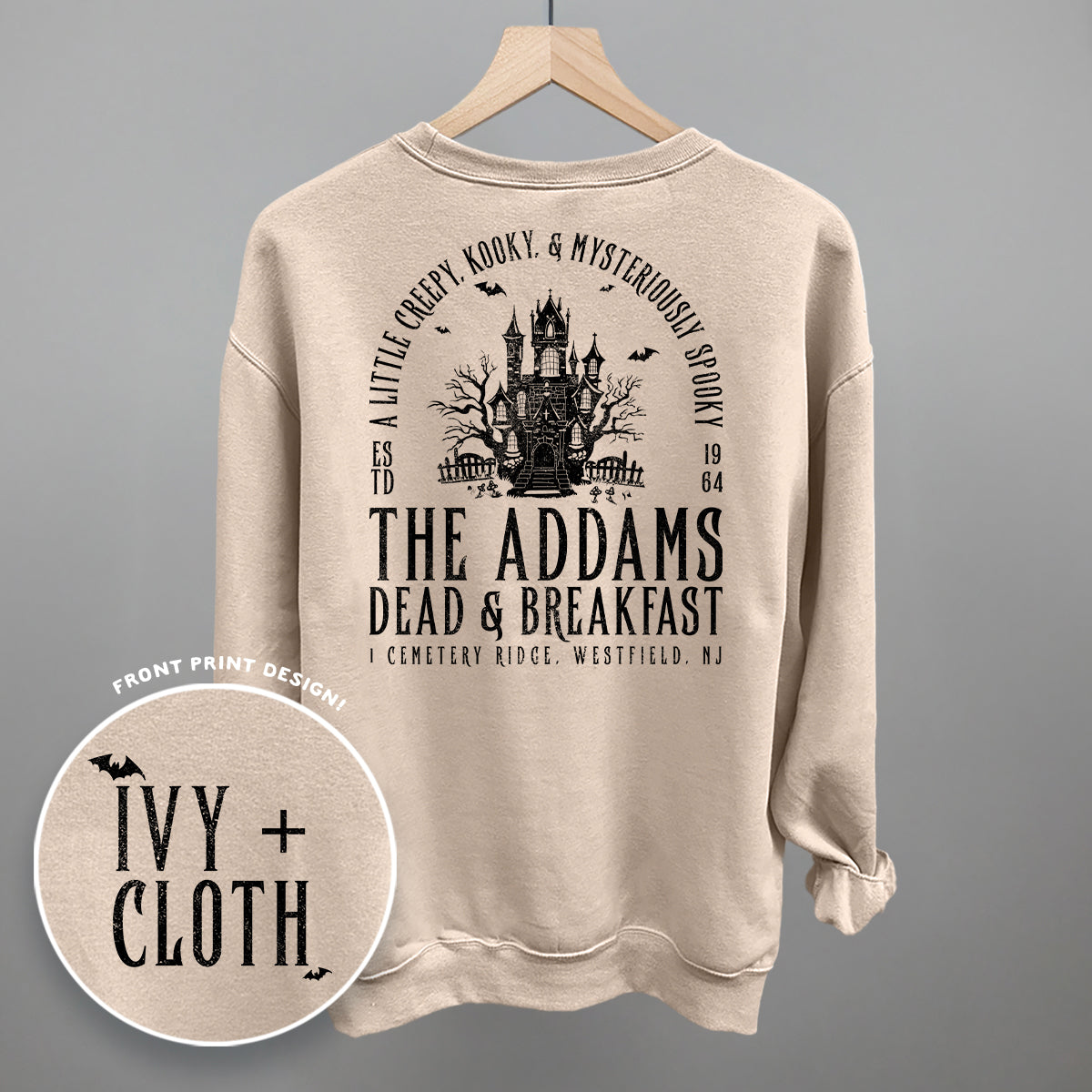 The Addams Dead & Breakfast (Back Print)