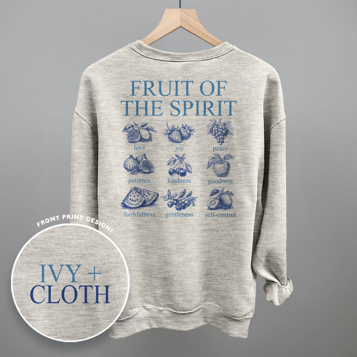 Fruit Of The Spirit (Blue) (Back Print)
