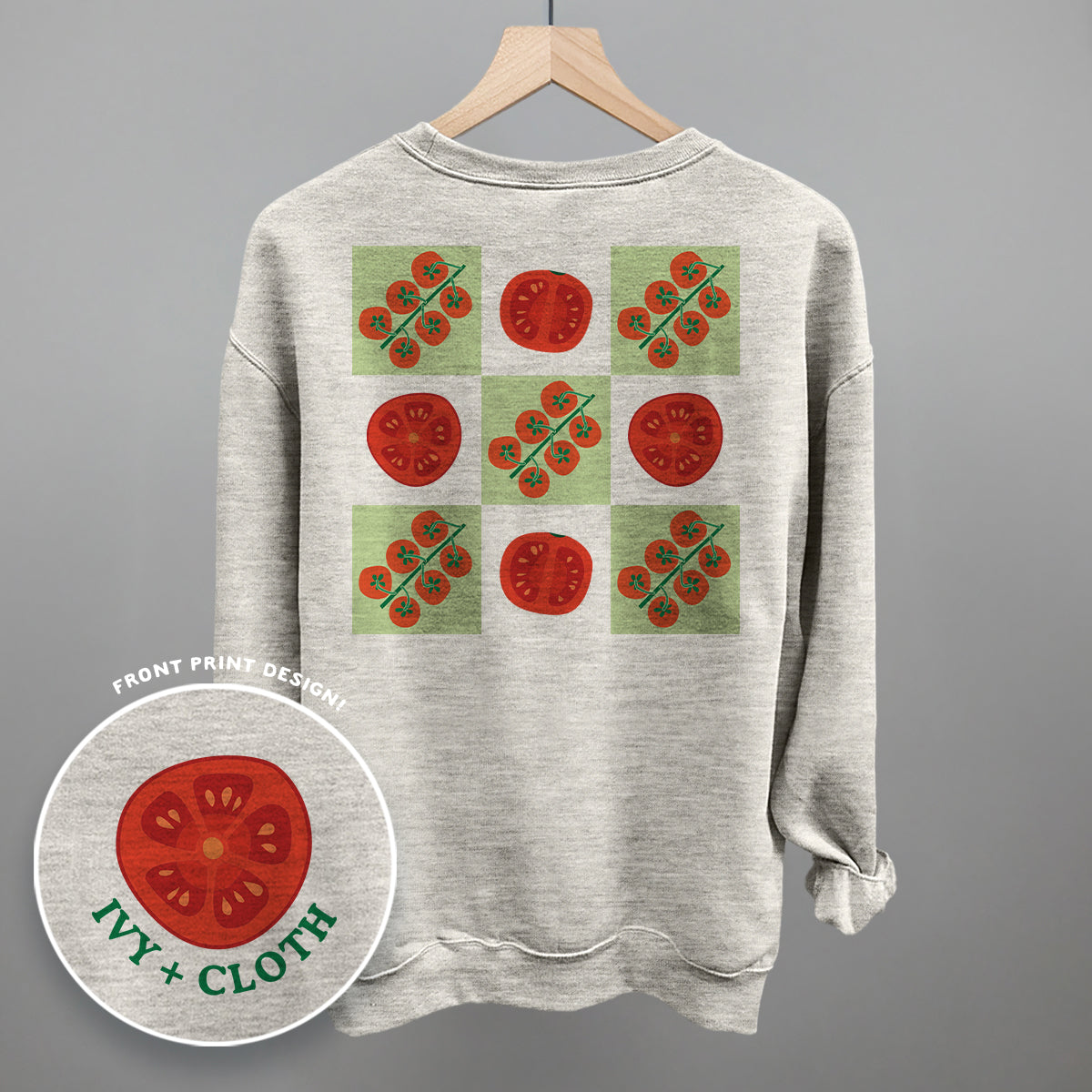 Tomato Grid Doodles (Back Print)