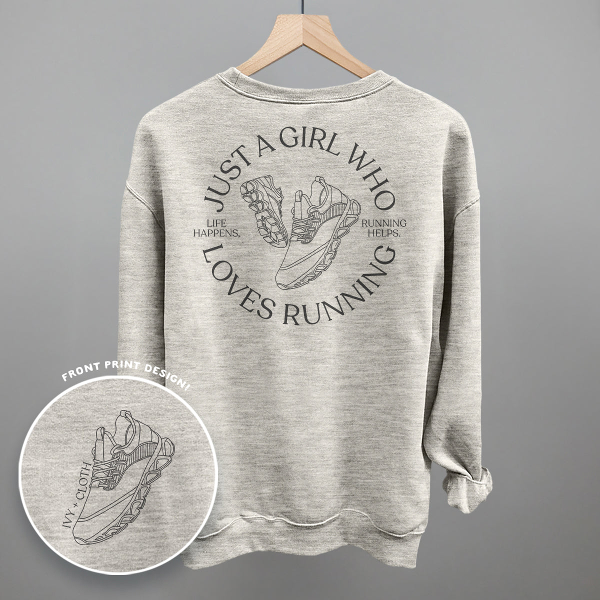 Just A Girl Who Loves Running (Back Print)
