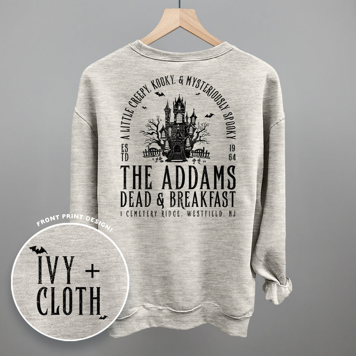 The Addams Dead & Breakfast (Back Print)