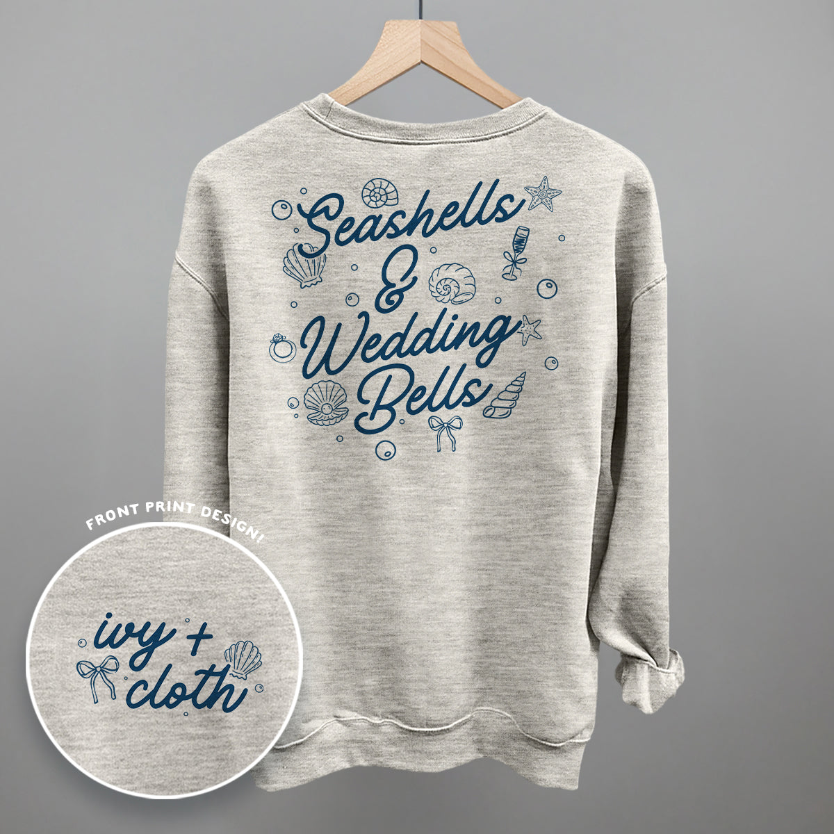 Seashells & Wedding Bells (Back Print)