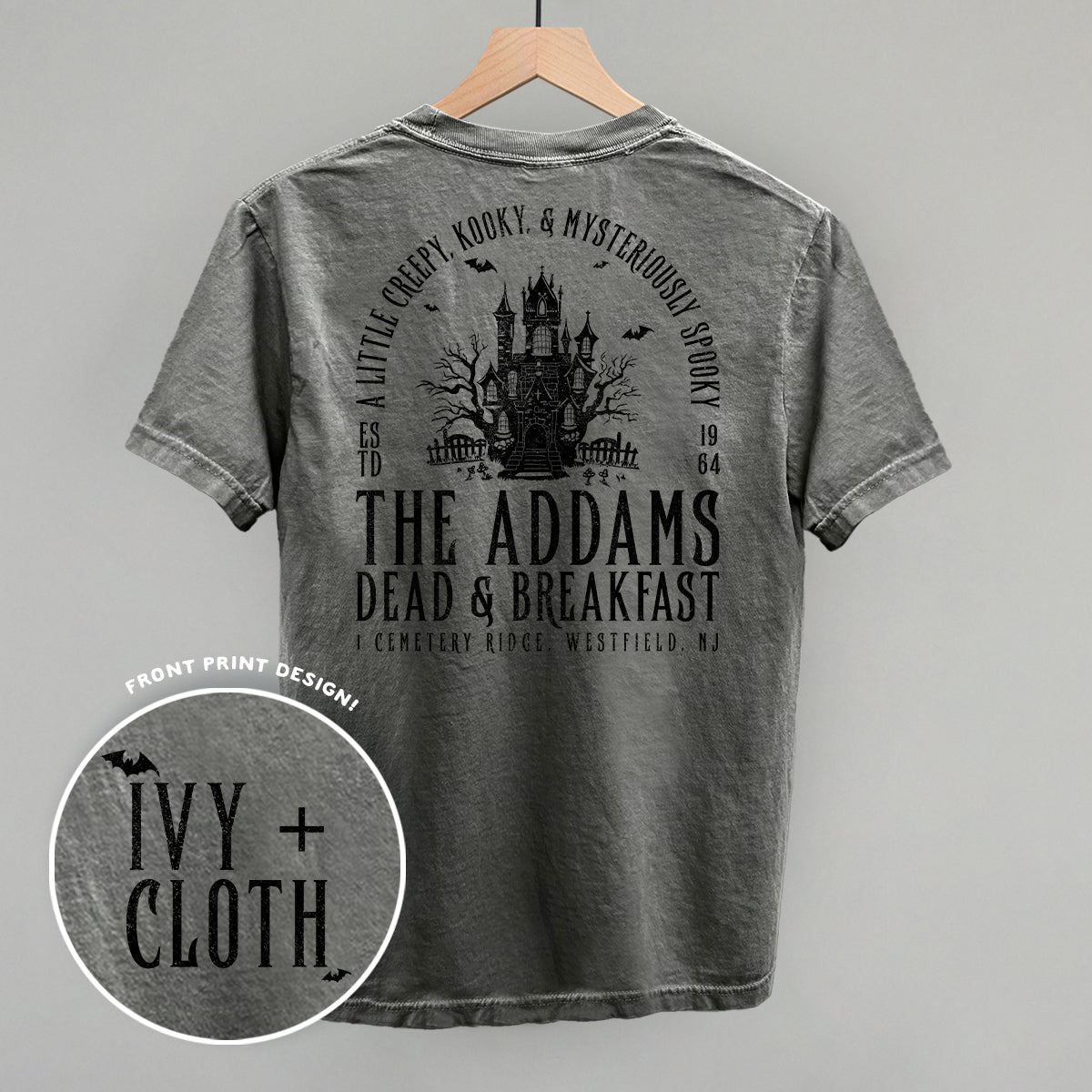 The Addams Dead & Breakfast (Back Print)