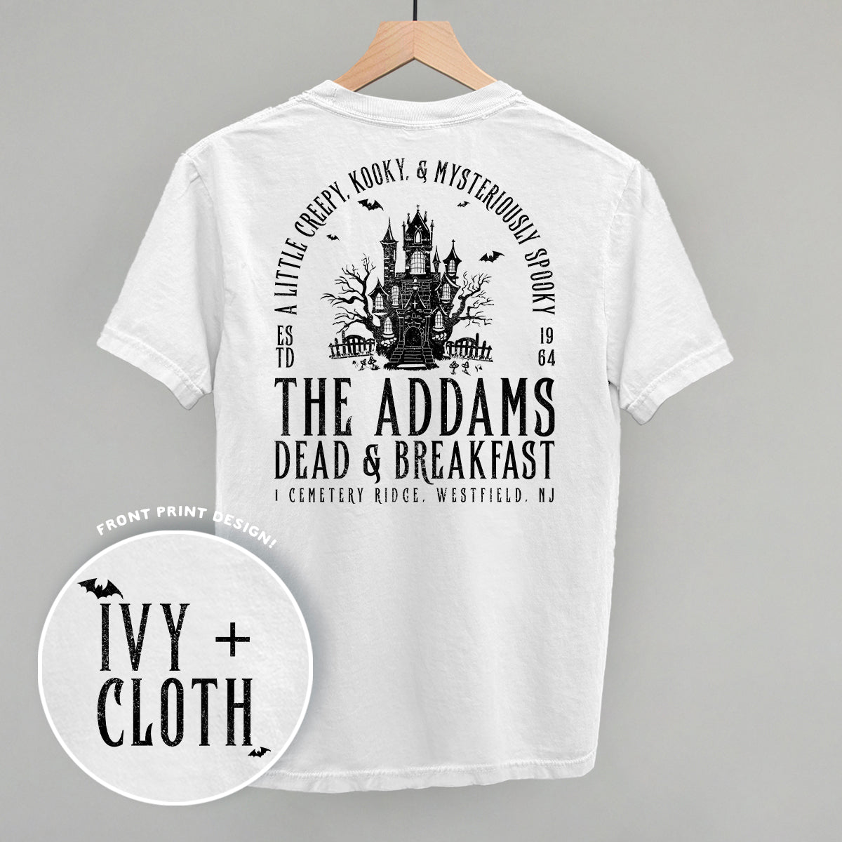The Addams Dead & Breakfast (Back Print)