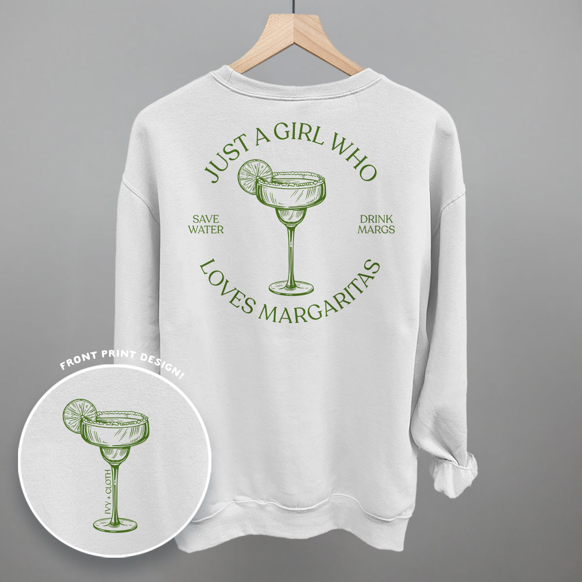 Just A Girl Who Loves Margaritas (Back Print)