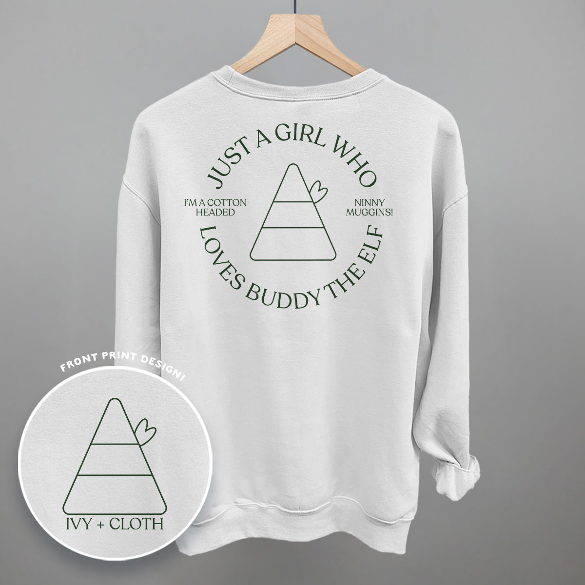 Just A Girl Who Loves Buddy The Elf (Back Print)