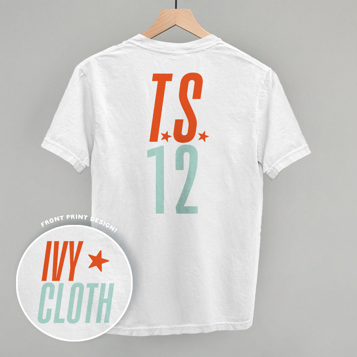 TS 12 (Orange + Mint) (Back Print)