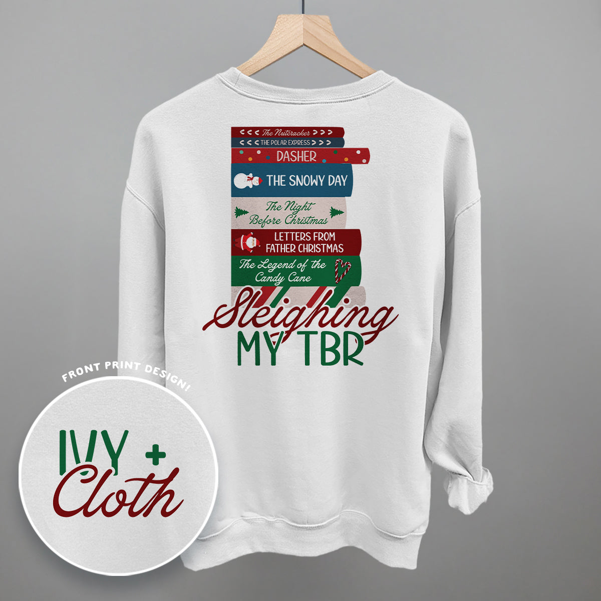 Sleighing My TBR (Back Print)