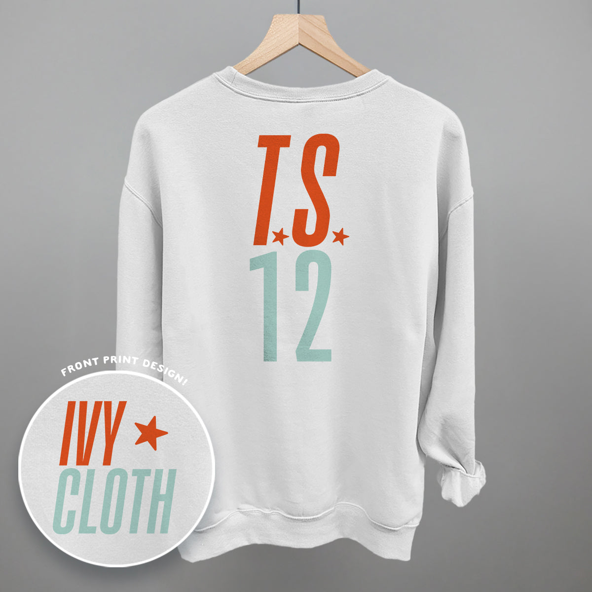 TS 12 (Orange + Mint) (Back Print)