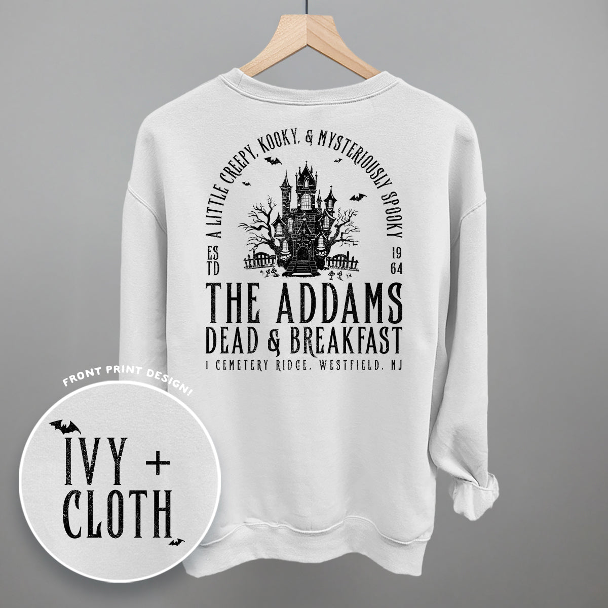 The Addams Dead & Breakfast (Back Print)
