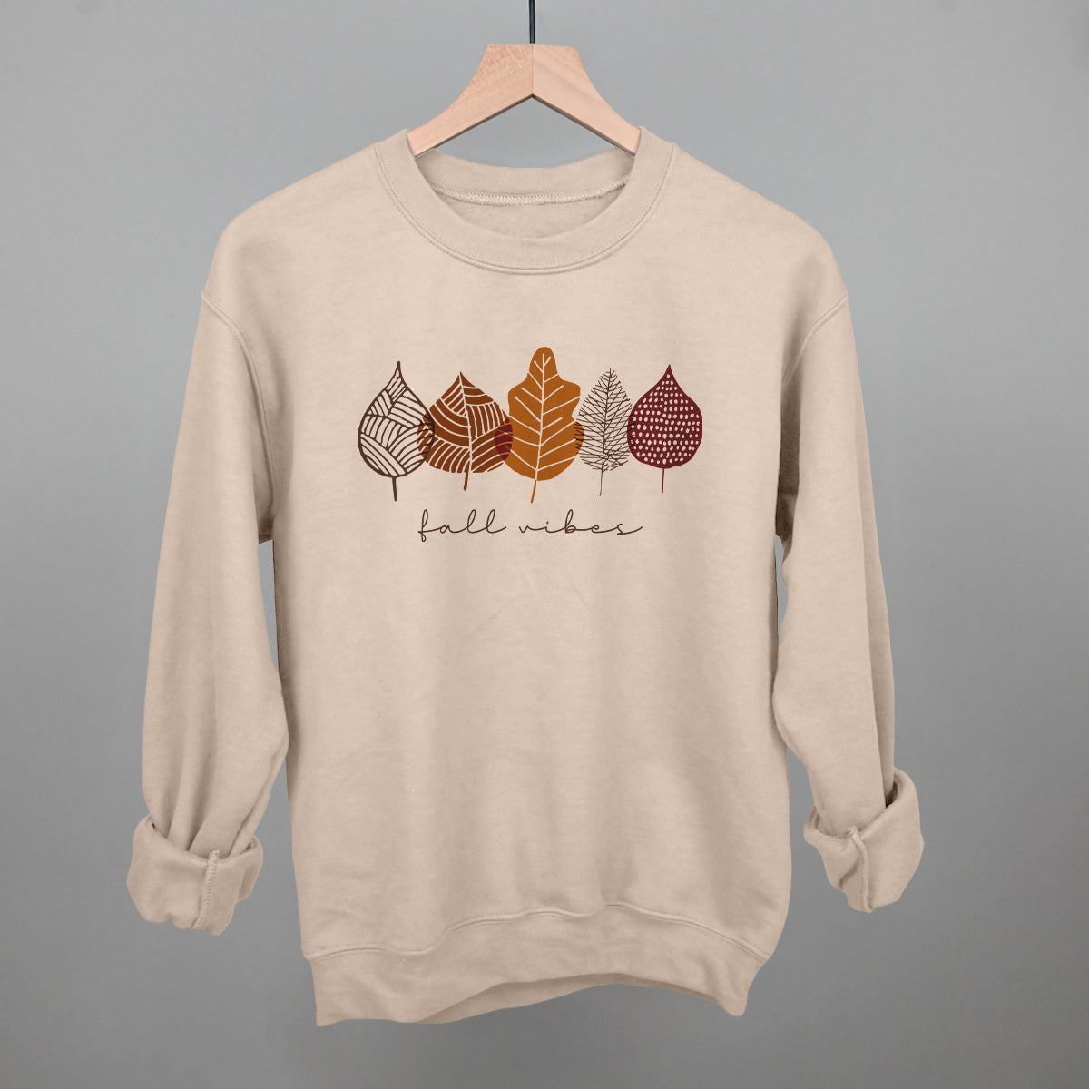Abstract Leaves Fall Vibes