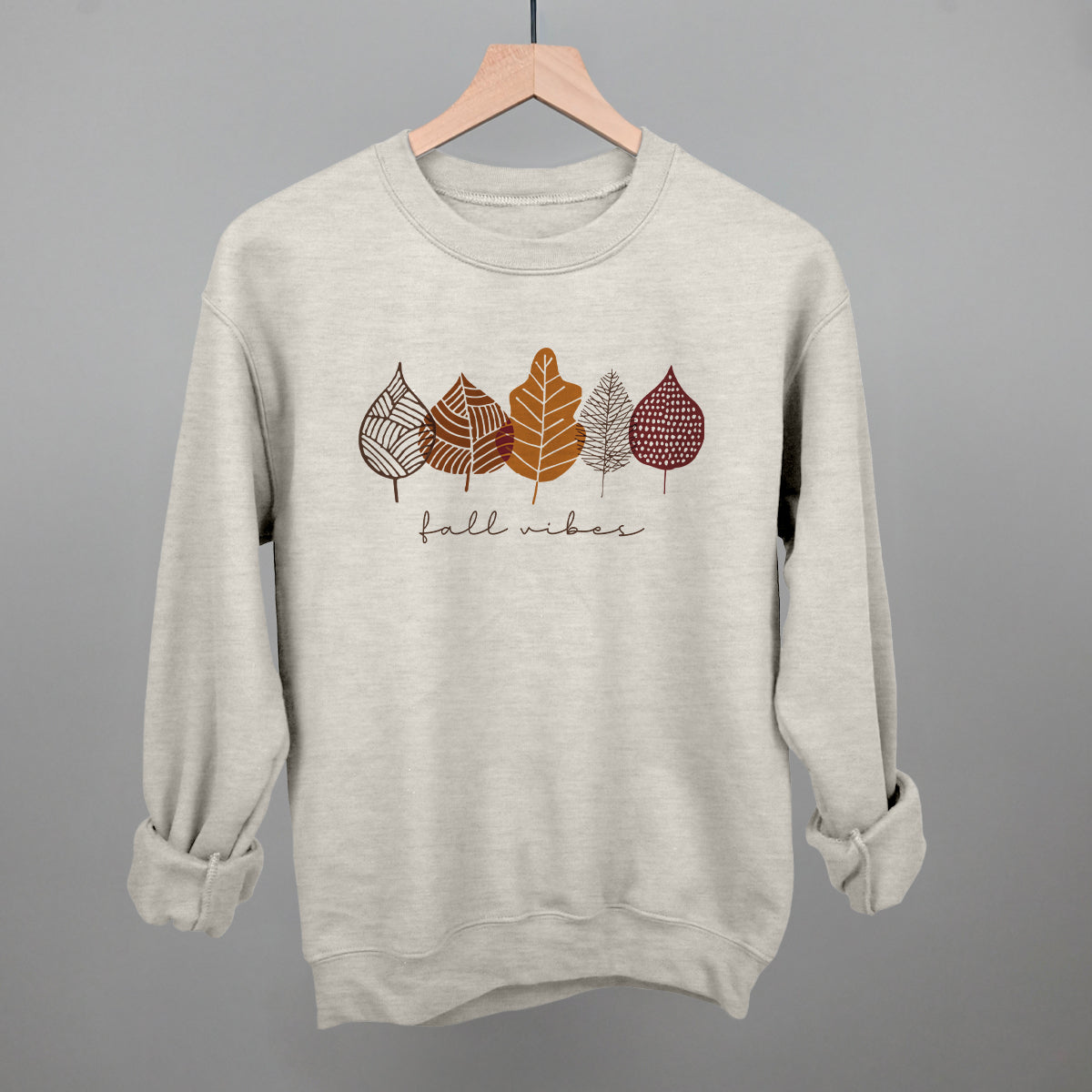 Abstract Leaves Fall Vibes
