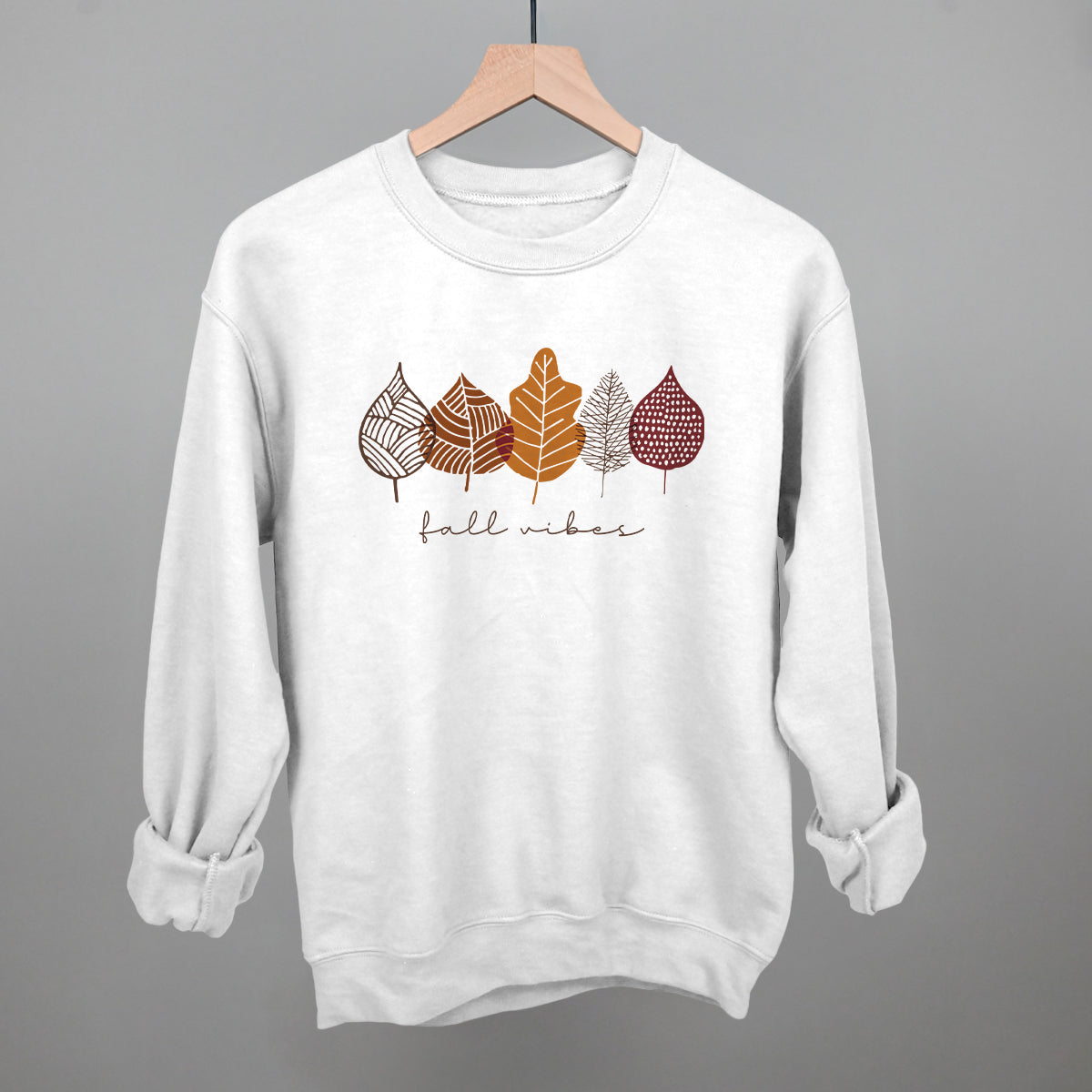 Abstract Leaves Fall Vibes
