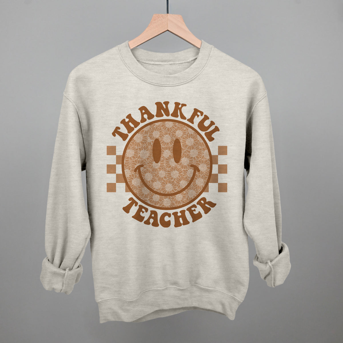 Thankful Teacher Smiley Sunflowers