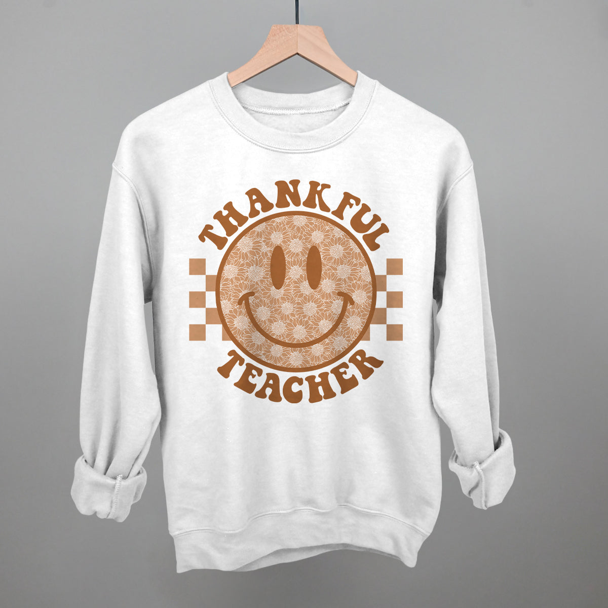 Thankful Teacher Smiley Sunflowers