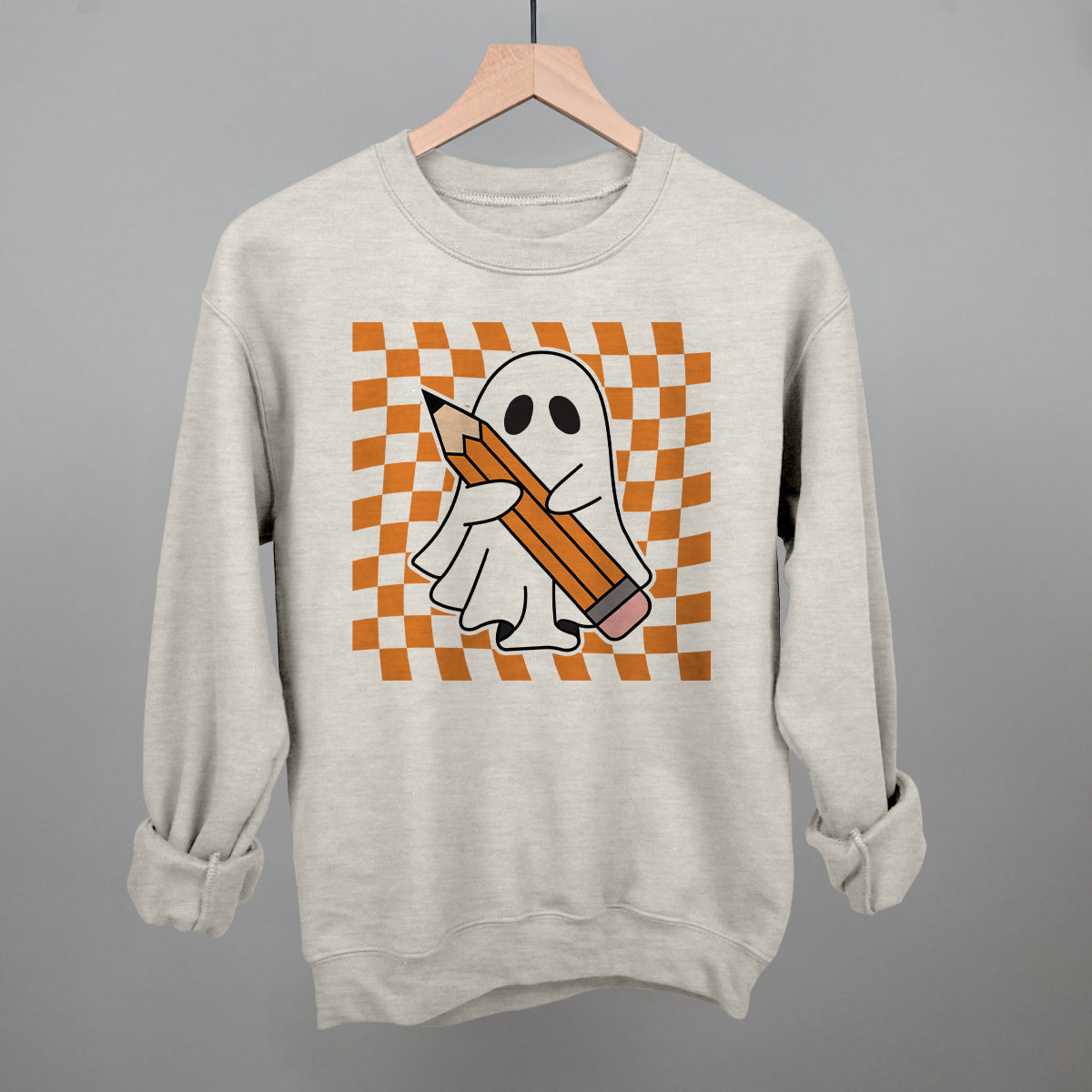 Pencil Ghost Trippy Checkerboard