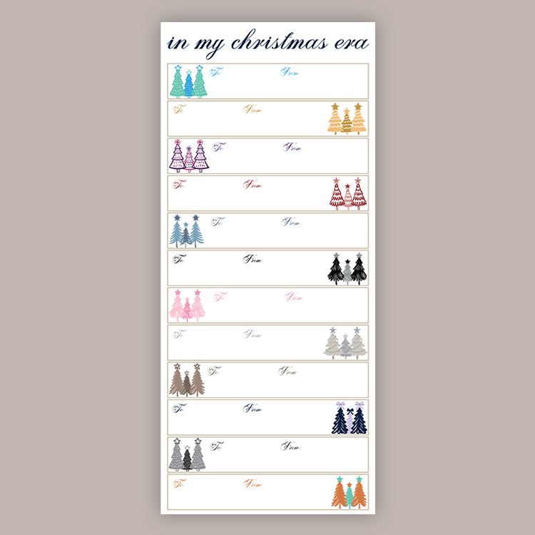 In My Christmas Era Holiday Tags (Sticker Sheet)