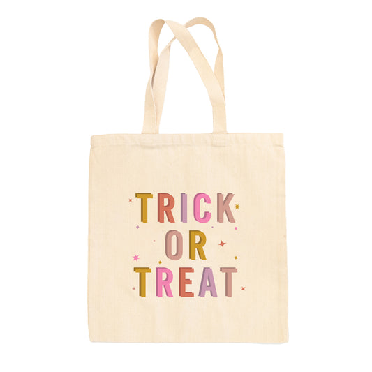 Trick Or Treat Colorful Tote Bag