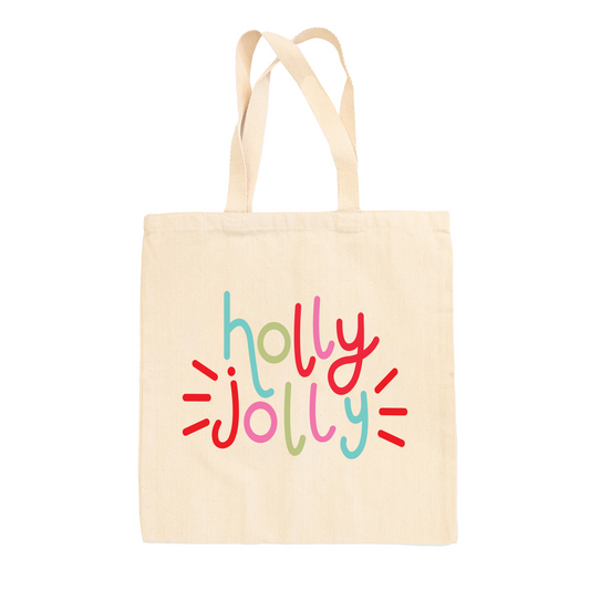 Holly Jolly Colorful Bright Tote Bag