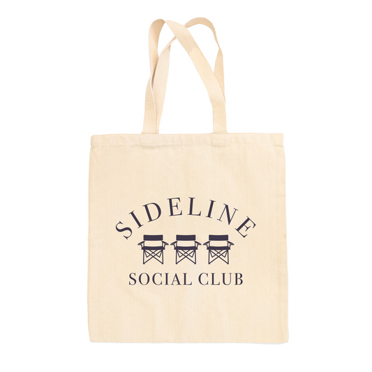 Sideline Social Club (Navy)Tote Bag
