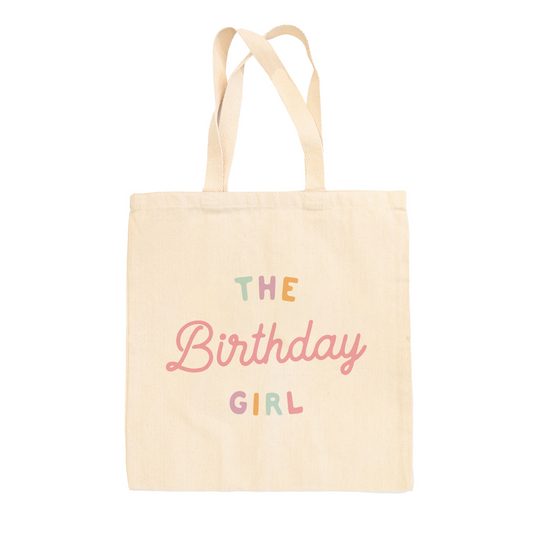 The Birthday Girl Colorful Tote Bag