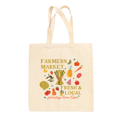 Fresh & Local Farmers Market Tote Bag