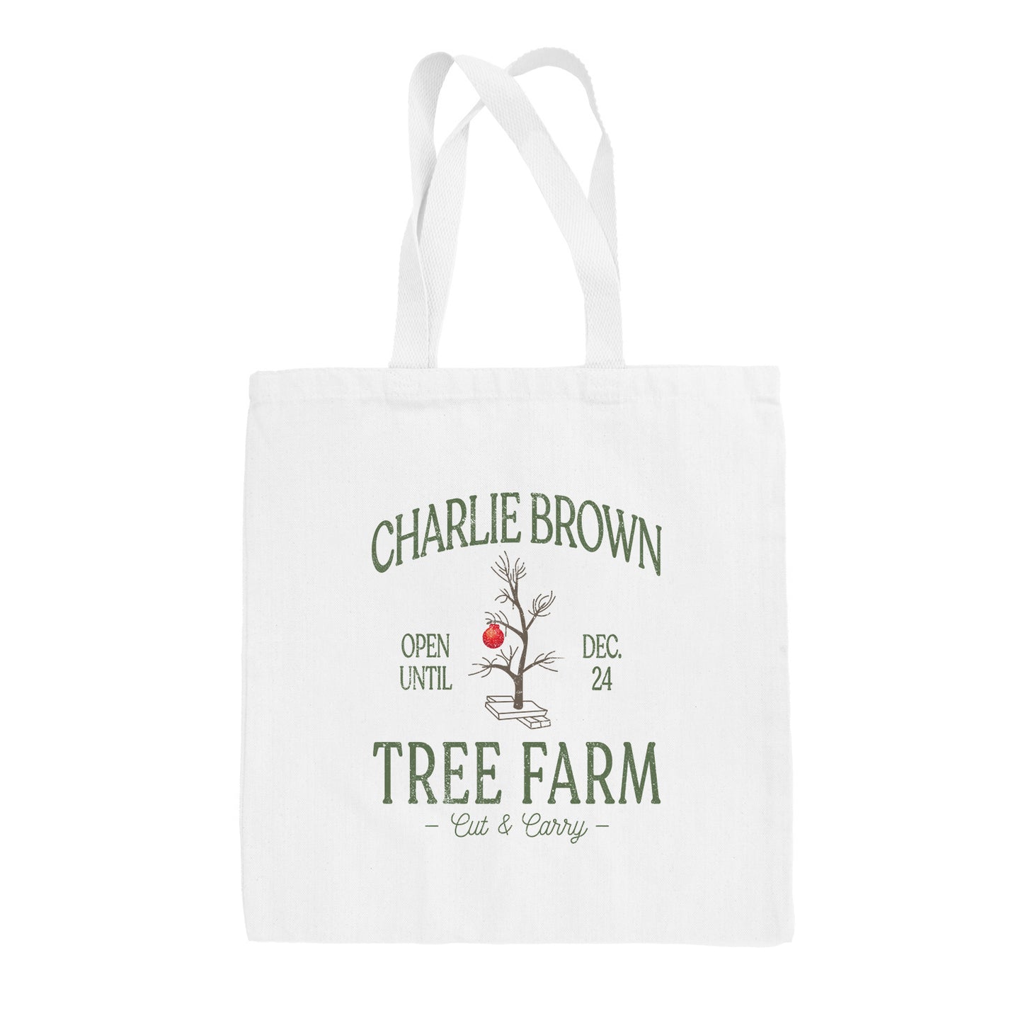 Charlie Brown Tree Farm Tote Bag