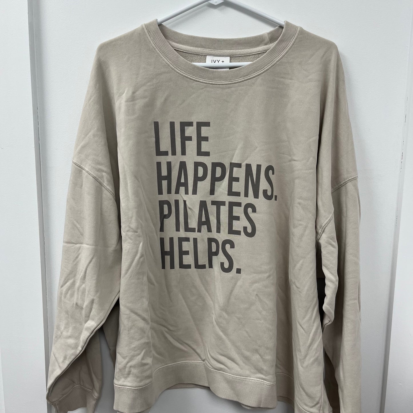 Life Happens Pilates Helps. - L - WH SALE